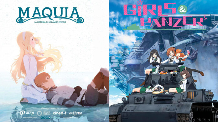 Películas de Anime "Maquia" y "Girls & Panzer"